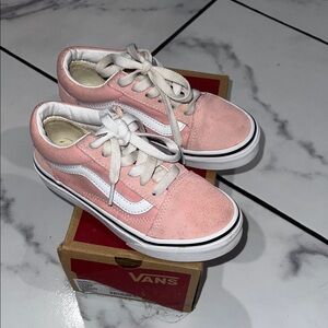 Vans Kids Light Pink Sneakers